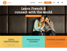 Tablet Screenshot of learnfrench.ca